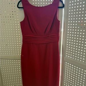 Banana Republic Rich Red Midi Dress